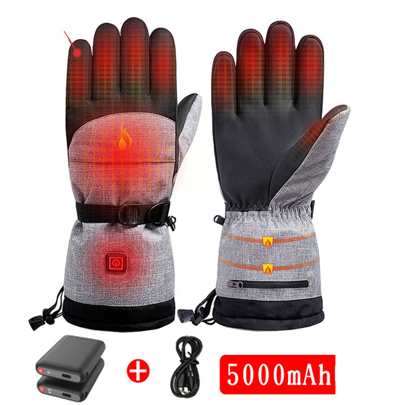Vyhřívané rukavice s bateriemi